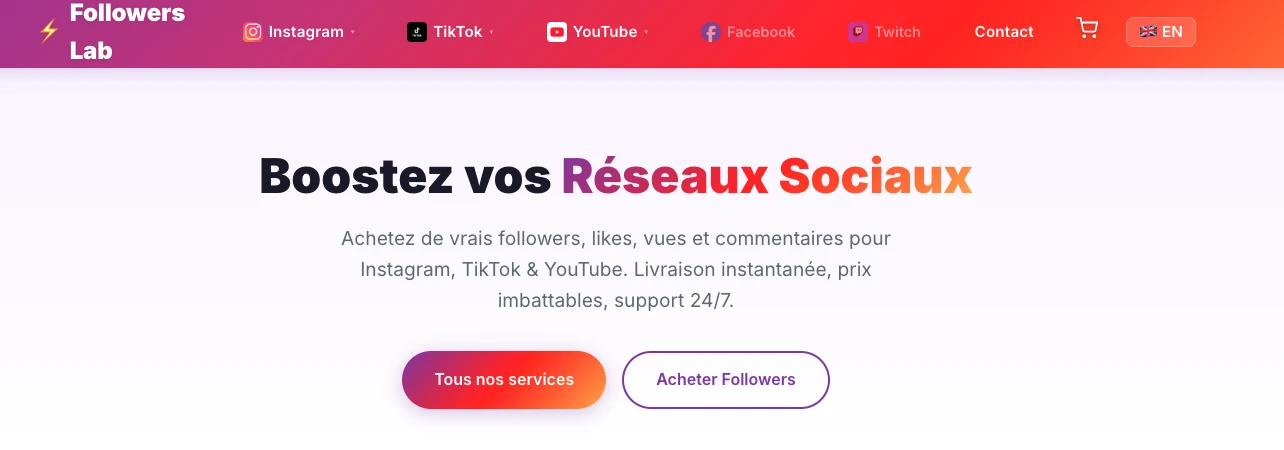 Followers-Lab — comprare follower TikTok verificato